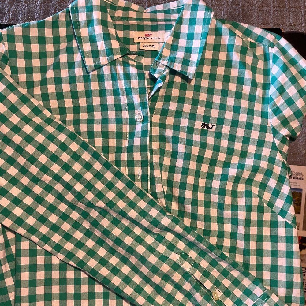 Vineyard Vines Plaid Button Down
